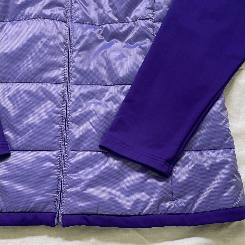 Women's Adidas Climaproof  Jacket - Purple SZ XL - Picture 2 of 8
